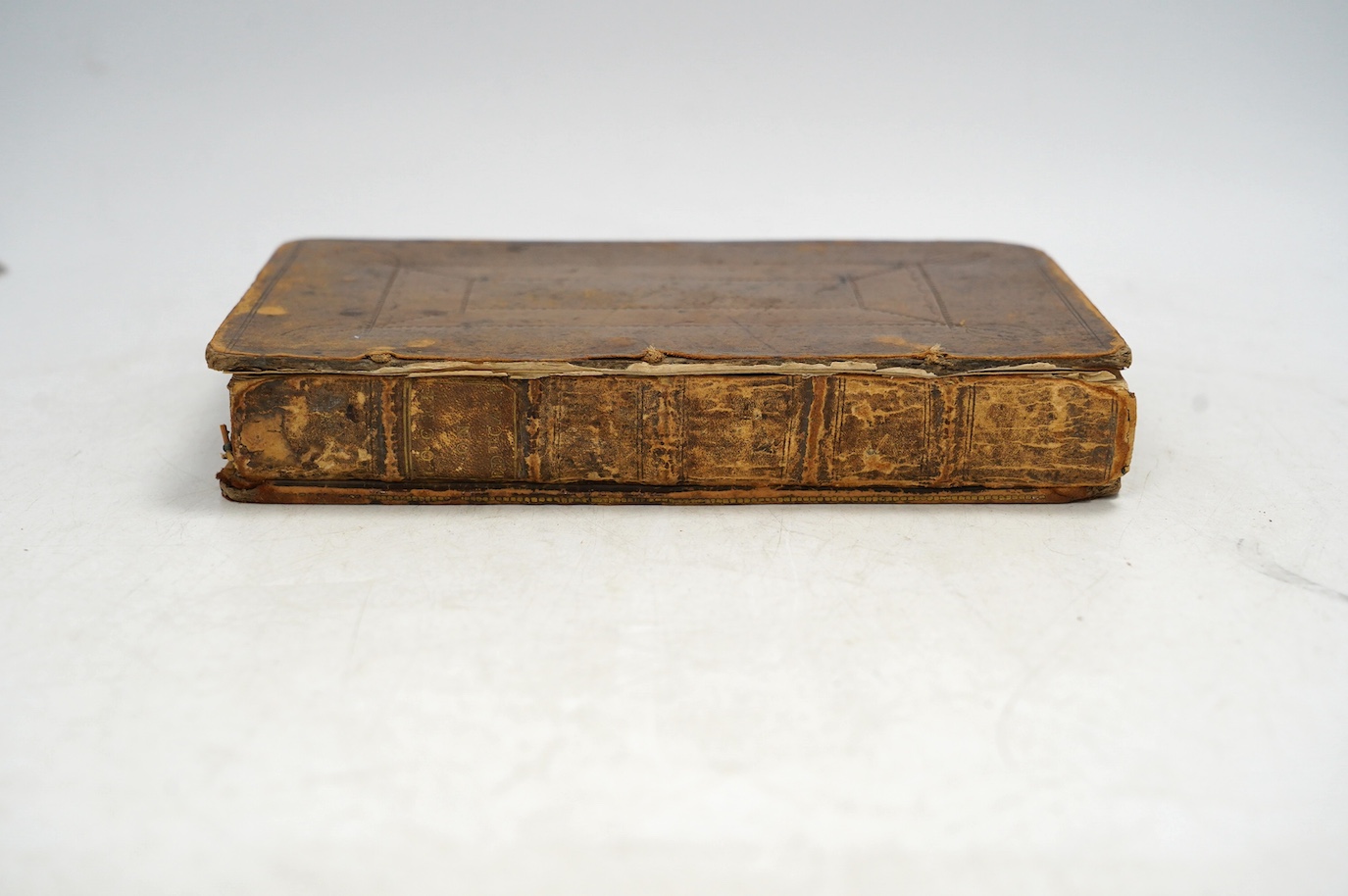 [Locke, John] - Some Thoughts Concerning Education. 4th edition enlarged. contemp. panelled calf (distressed). 1699.